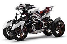 Экспериментальный четырехколесный Yamaha Tesseract: в поисках кандо