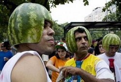 Экологически чистый шлем – теперь из арбуза
