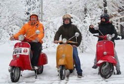 Зима скутеристам не помеха