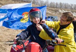 В Белгородской области прошёл пробег на квадроциклах