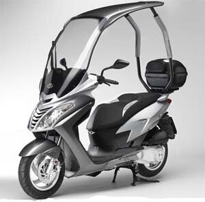 Скутеры Malaguti Blog получат крышу