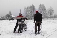 Путешественник-экстремал на скутере достиг Голышманово