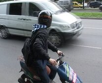 С приближением лета резко увеличилось число аварий с участием скутеров