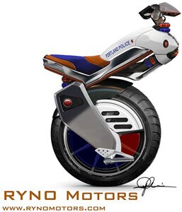 Одноколесный скутер от Ryno Motors