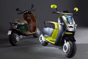 Первые фото концепта электроскутера Mini Scooter E от BMW