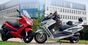 Скутер SYM GTS 300 опередил Gilera Nexus 300 по тестам