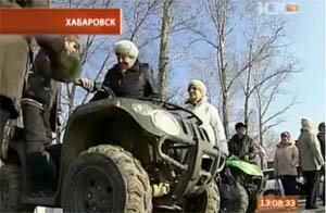 Пенсионерки освоили квадроциклы