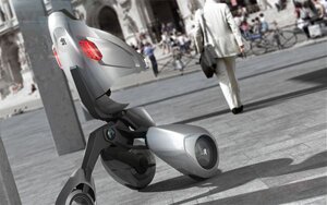 Peugeot xb1 - концепт электрического скутера будущего