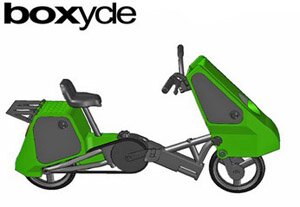 Квадрат скорости: складной скутер Boxycle
