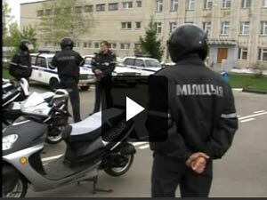 В Витебске милиционеры патрульно-постовой службы пересели на скутеры