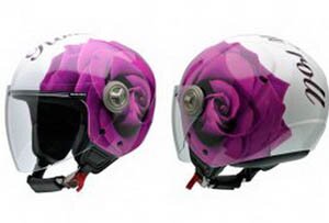Шлем с розой от NZI