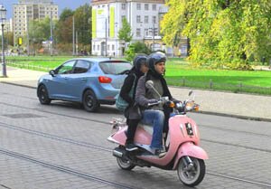 Скутеризм в центре Европы