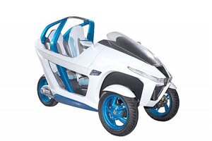 В интернете появились рекламные ролики концепта трицикла Sym EX3